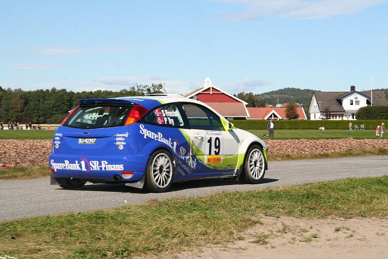 IMG_5708.JPG - Gjenværende bil fra Team Ramsport. Svein Frustøl og Knut Hallgeir Hofstad.
